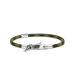 785EM6 Armband Silber & Paracord ALPHA Collection