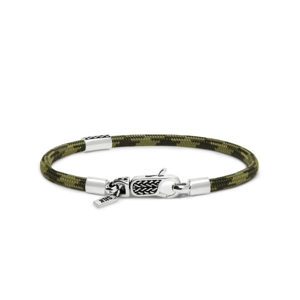 785EM6 Armband Silber & Paracord