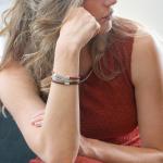 785TE1 Armband Silber & Paracord Dames ALPHA Collection
