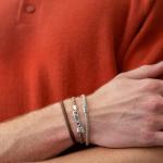 785TE2 Armband Silber & Paracord Heren ALPHA Collection