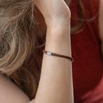 785TE3 Armband Silber & Paracord Dames ALPHA Collection