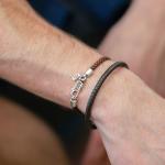 785TE3 Armband Silber & Paracord Heren ALPHA Collection