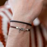785TE3 Armband Silber & Paracord Heren ALPHA Collection