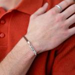 785TE3 Armband Silber & Paracord Heren ALPHA Collection