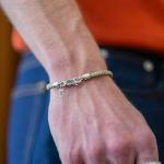 785TE4 Armband Silber & Paracord Heren ALPHA Collection