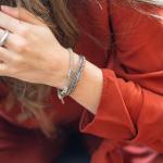 785TE4 Armband Silber & Paracord Dames ALPHA Collection
