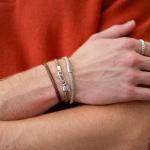 785TE4 Armband Silber & Paracord Heren ALPHA Collection