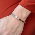 785TE5 Armband Silber & Paracord Dames ALPHA Collection