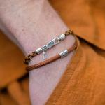 785TE5 Armband Silber & Paracord Heren ALPHA Collection