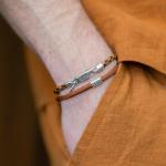 785TE5 Armband Silber & Paracord Heren ALPHA Collection