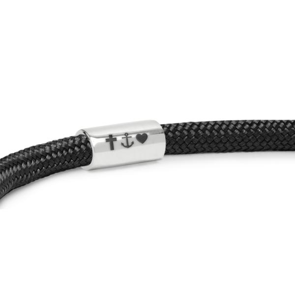 785TE5 Armband Silber & Paracord ALPHA Collection