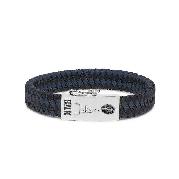 841BBU Armband Schwarz-Blau ALPHA Collection