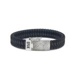 841BBU Armband Schwarz-Blau ALPHA Collection