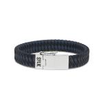 841BBU Armband Schwarz-Blau ALPHA Collection