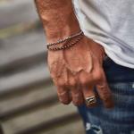 990RBW bracelet rope silver ROOTS ROOTS Collection