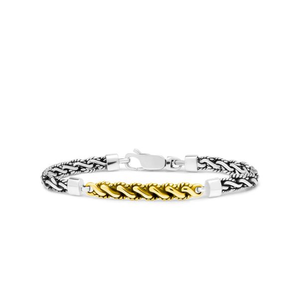 746SBR Armband silber brass