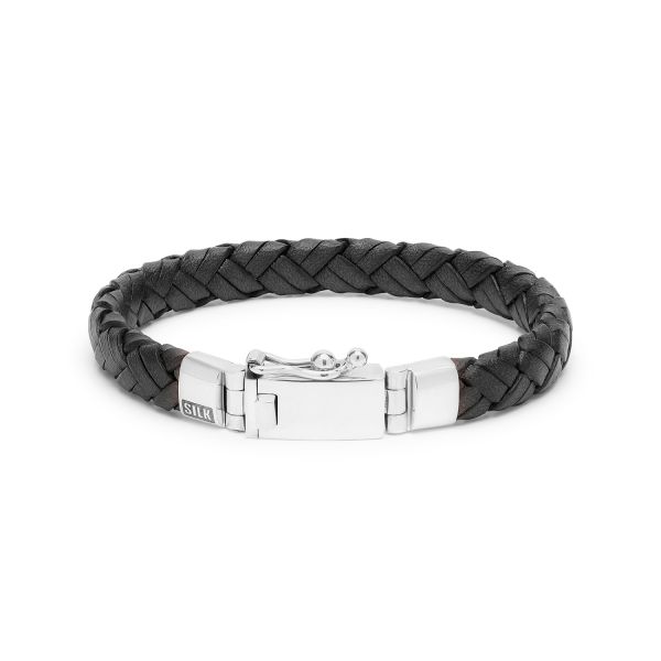761BLK Armband Leder DOUBLE FOX Collection