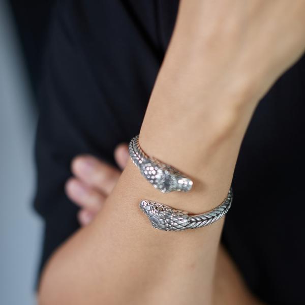 S20 Schlange Armband Silber Dames