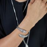 S20 Schlange Armband Silber Dames