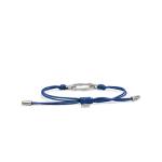 X310BLU armband paracord silber SXM - Bambu Collection
