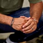 X310MAR armband paracord silber SXM - Bambu Collection