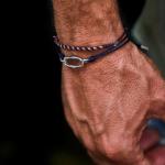 X310MAR armband paracord silber SXM - Bambu Collection