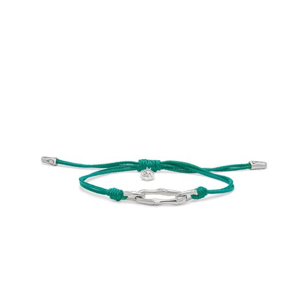 X310TUR armband paracord silber SXM - Bambu Collection