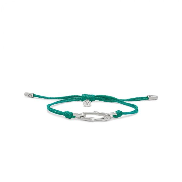 X310TUR armband paracord silber