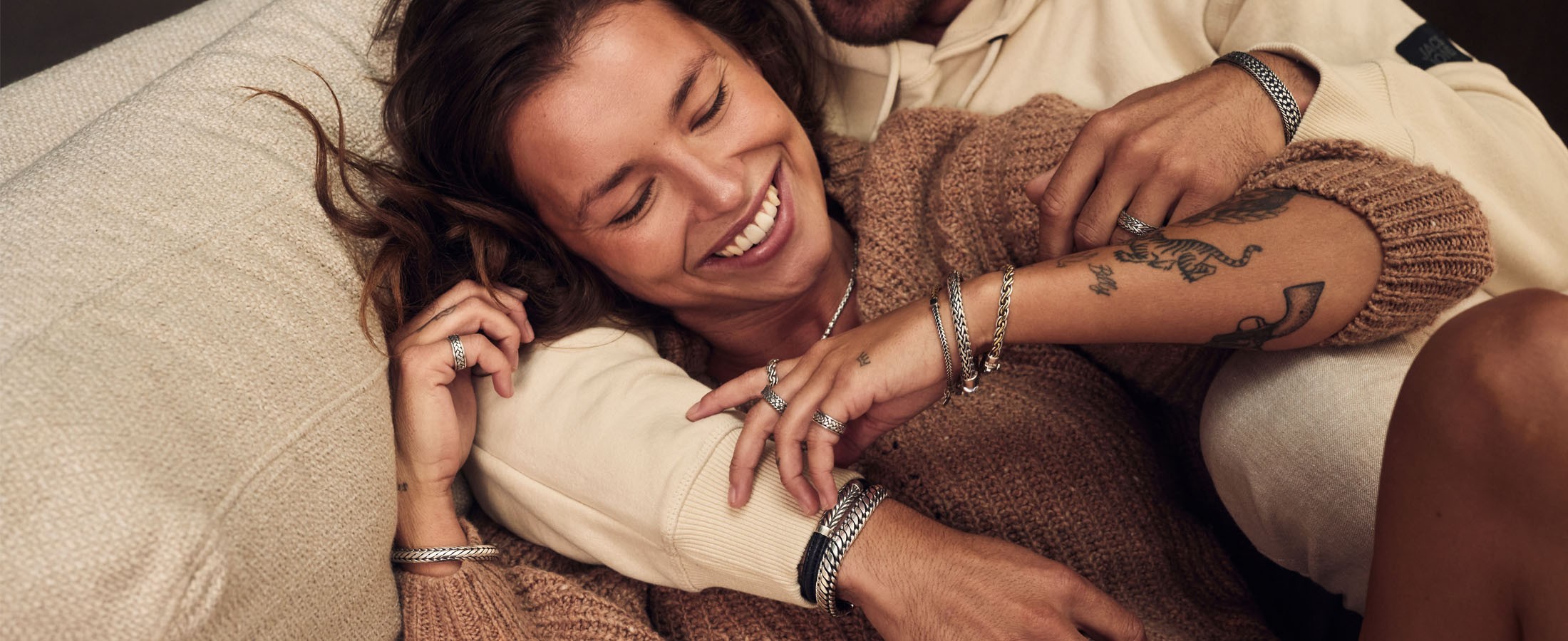 SILK silberne Armbänder